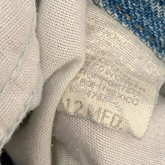 Vintage Lee Super High Rise Jean Shorts - Picture 5 of 5